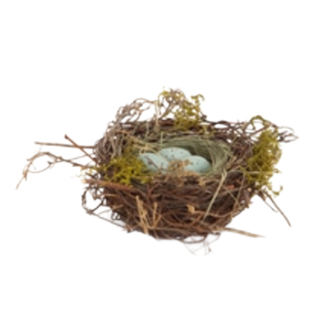 MELROSE Robin's Nest With Eggs - Small Default Title