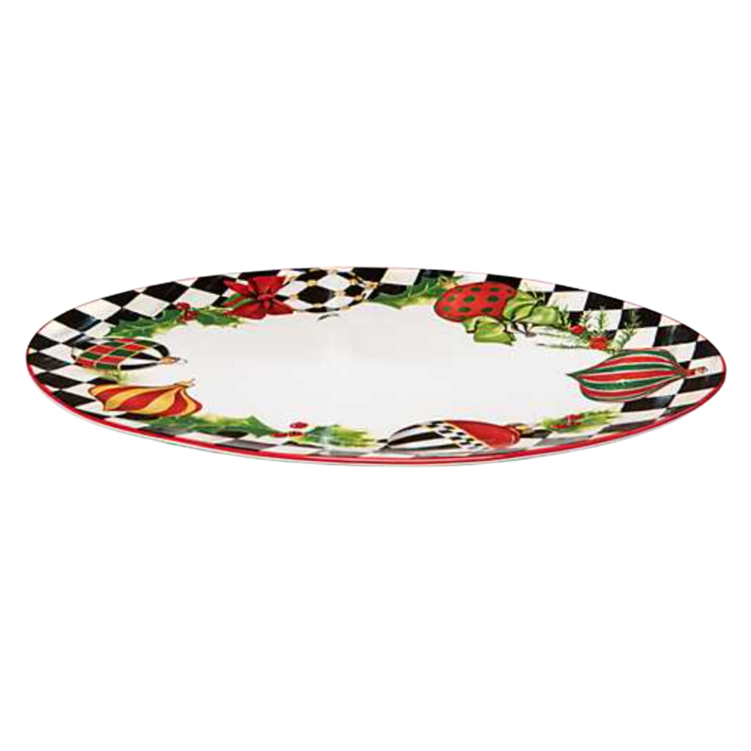 Belle Shops Deck the Halls Serving Platter