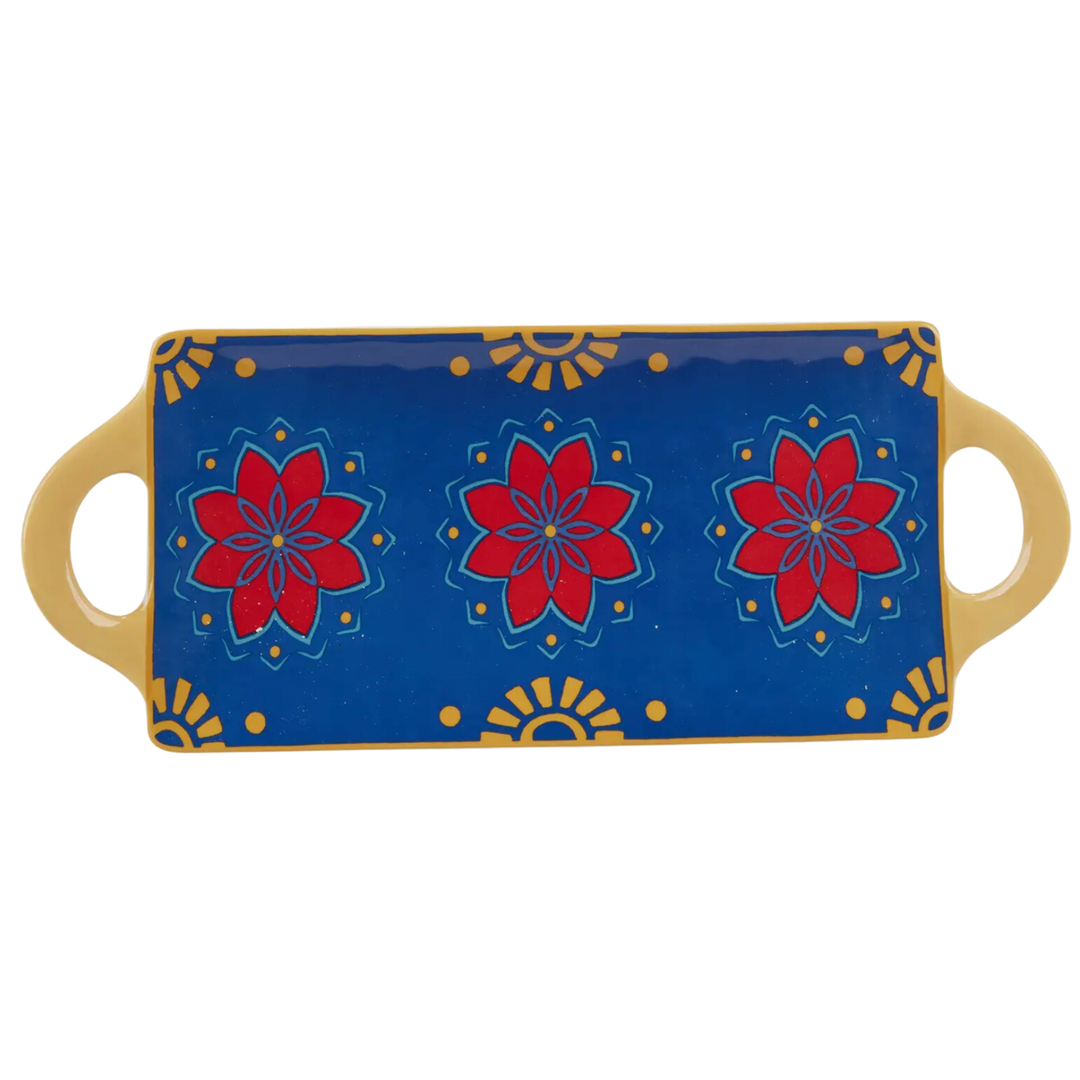 CERTIFIED INTERNATIONAL Spice Love Rectangular Tray With Handles