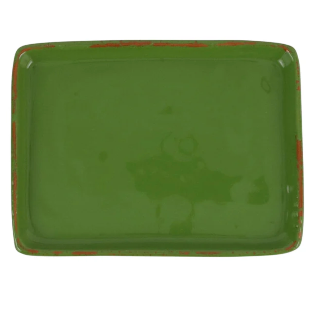 VIETRI Cucina Fresca Sage Rectangular Tray