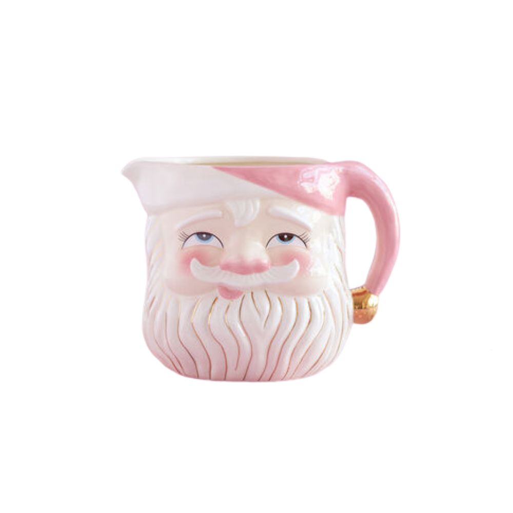 180 DEGREES Papa Noel Pink Pitcher