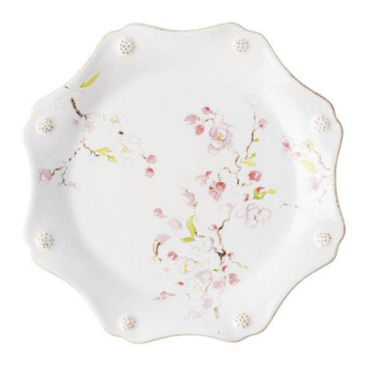 JULISKA BERRY AND THREAD FLORAL SKETCH SALAD/DESSERT PLATE