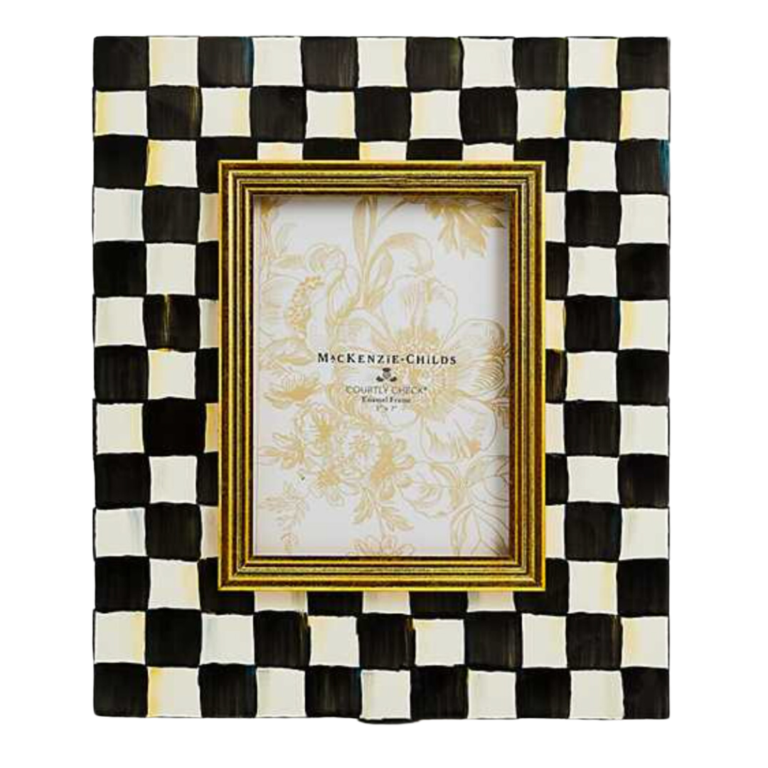 MACKENZIE CHILDS Large Courtly Check Frame