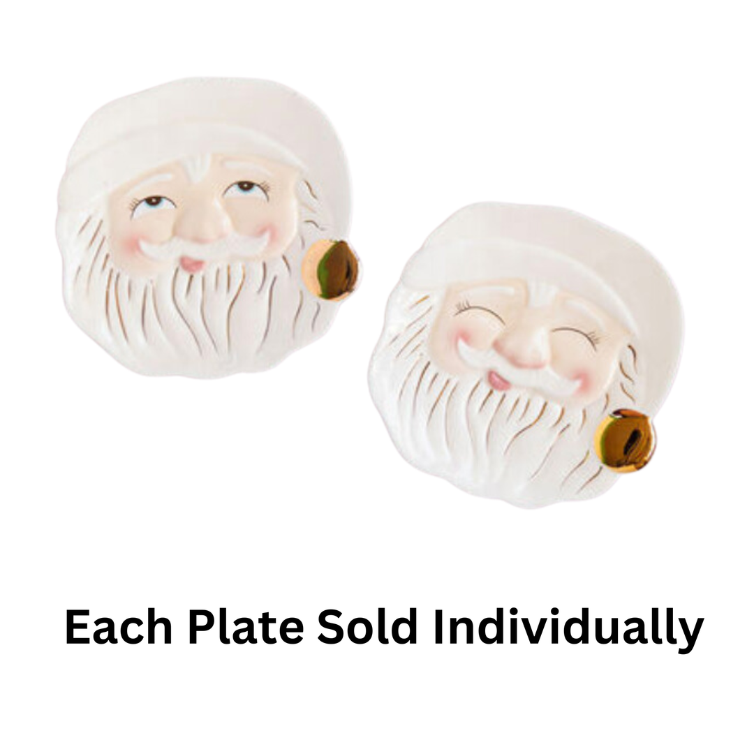 180 DEGREES Individually Sold Papa Noel Snack Plates