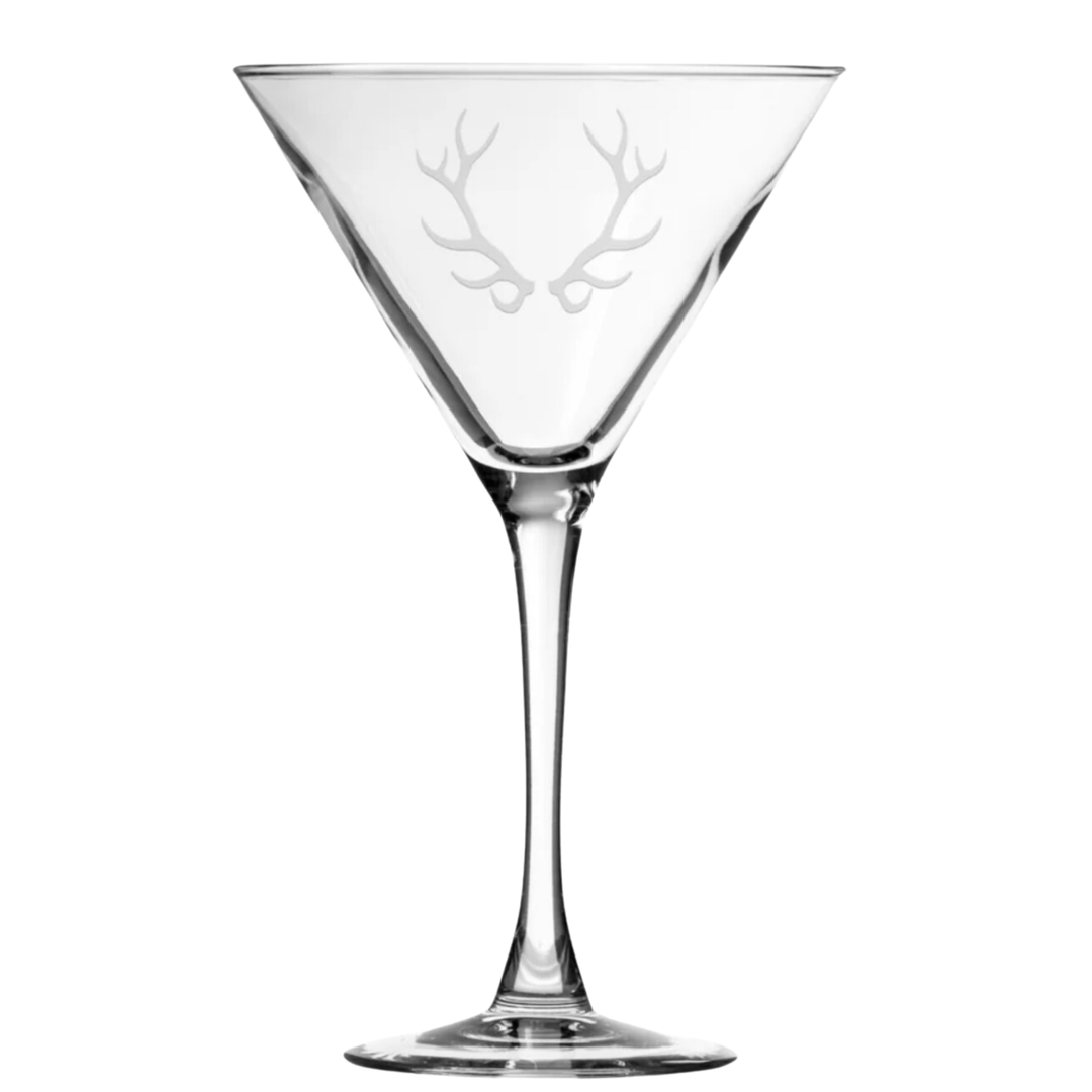 ROLF Antlers Martini Glass