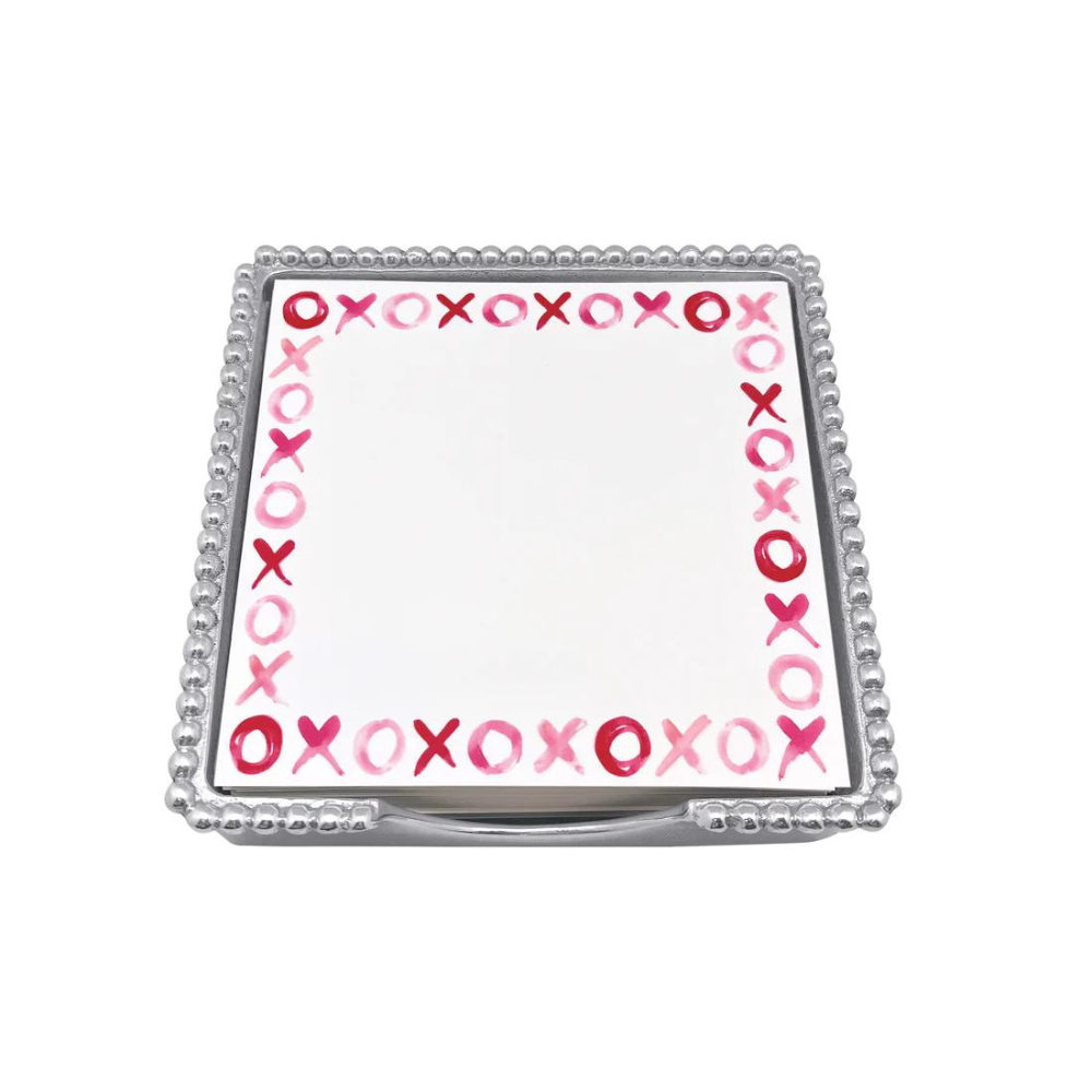 MARIPOSA Beaded Heart Note Pad Set