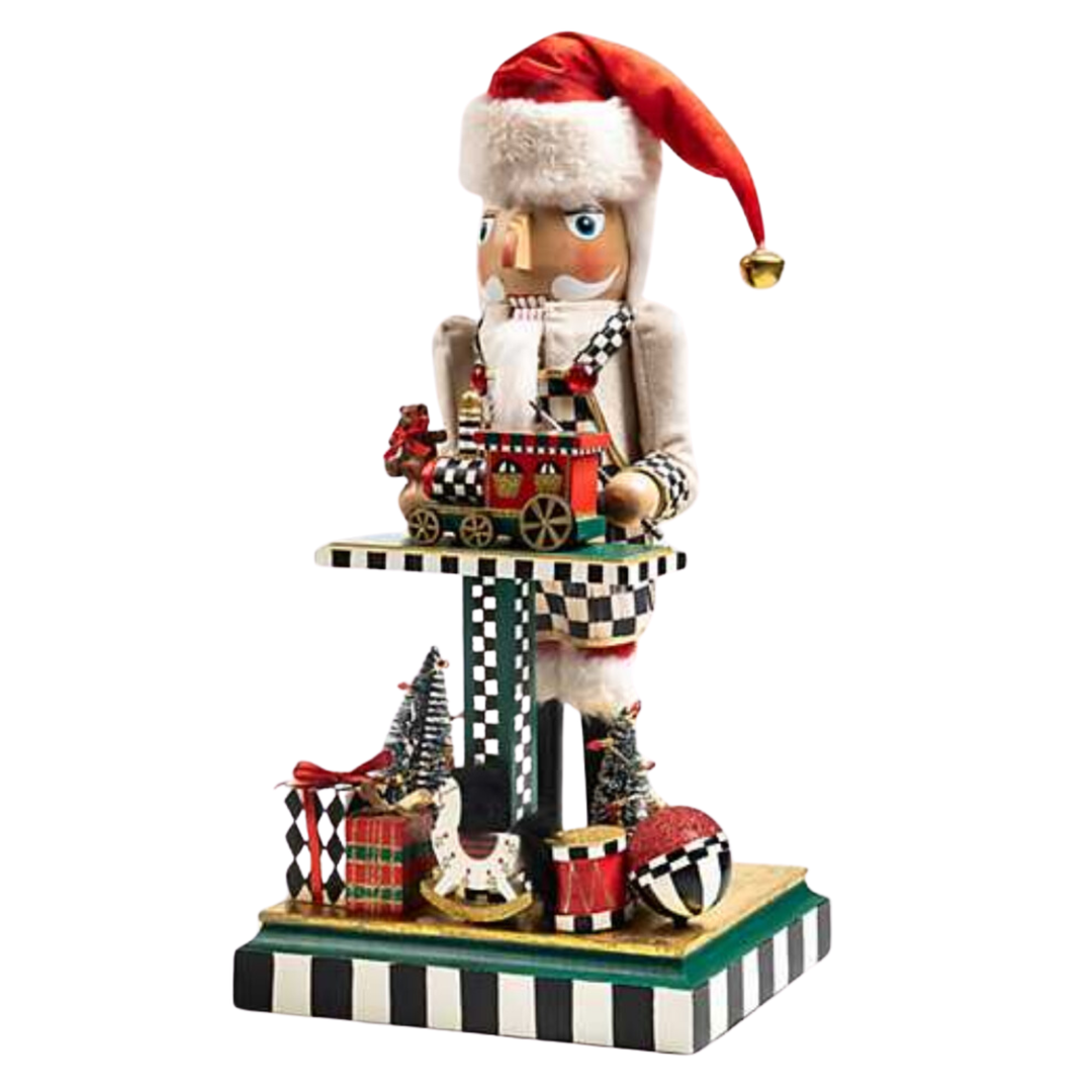 MACKENZIE CHILDS Toyland Toymaker Nutcracker