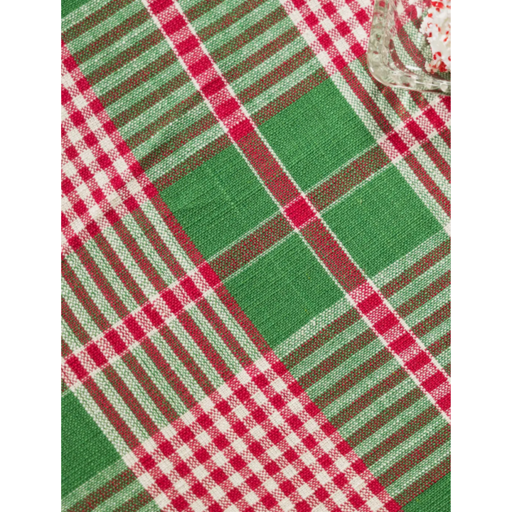 APRIL CORNELL Holly Plaid Table Cloth