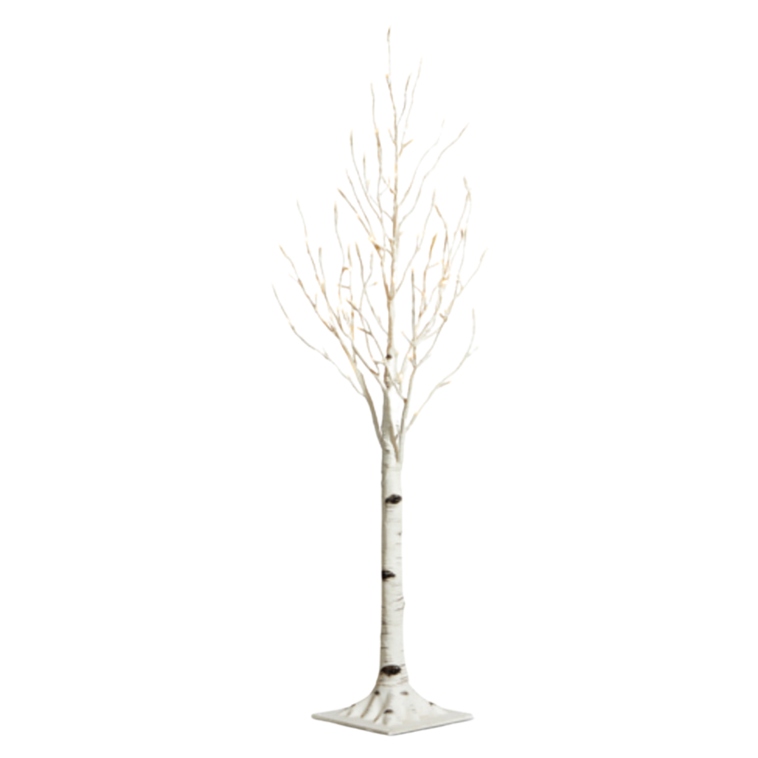 RAZ IMPORTS Birch Tree With Lights