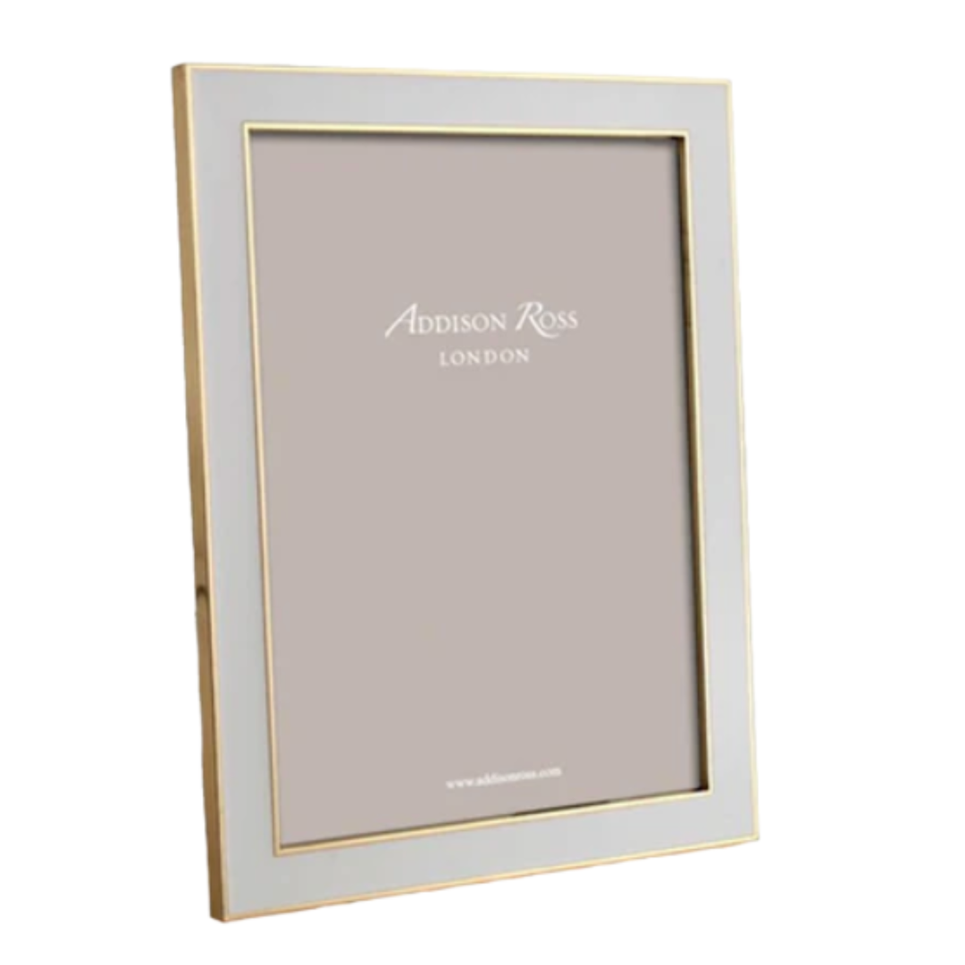 ADDISON ROSS Chiffon Gray And Gold Frame Default Title