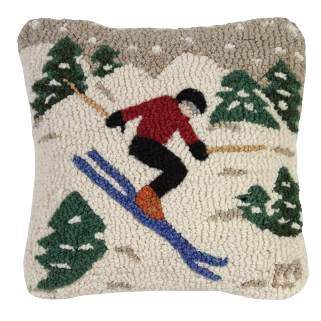 CHANDLER 4 CORNERS Yippie Skier Hook Pillow