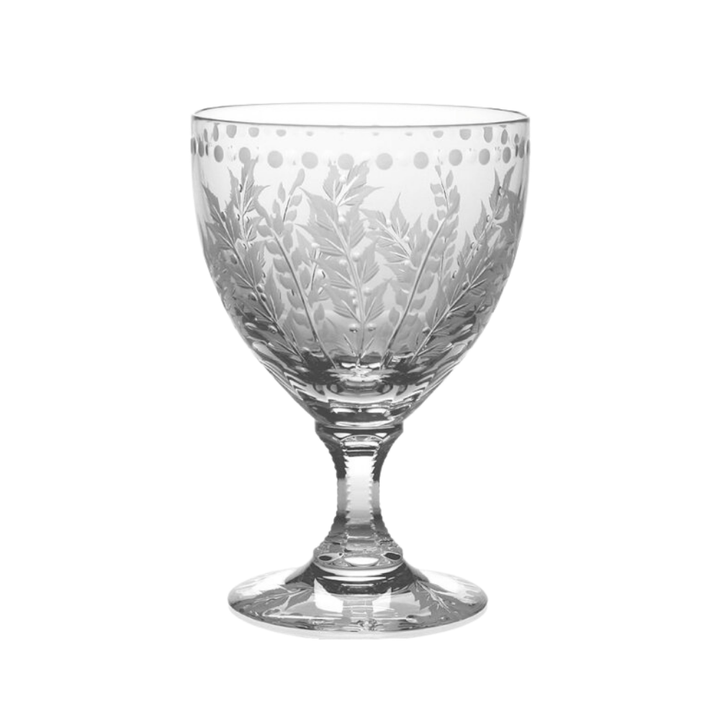 WILLIAM YEOWARD WILLIAM YEOWARD FERN CHAMPAGNE SAUCER,WINE,GOBLET,TUMBLER,LIQUEUR TUMBLER