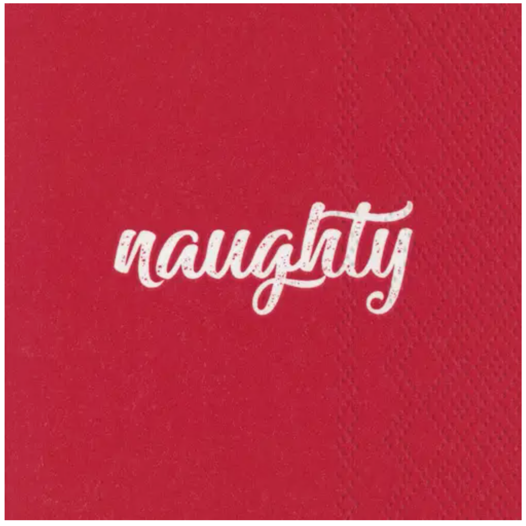 BOSTON INTERNATIONAL Naughty And Nice Paper Guest Towels