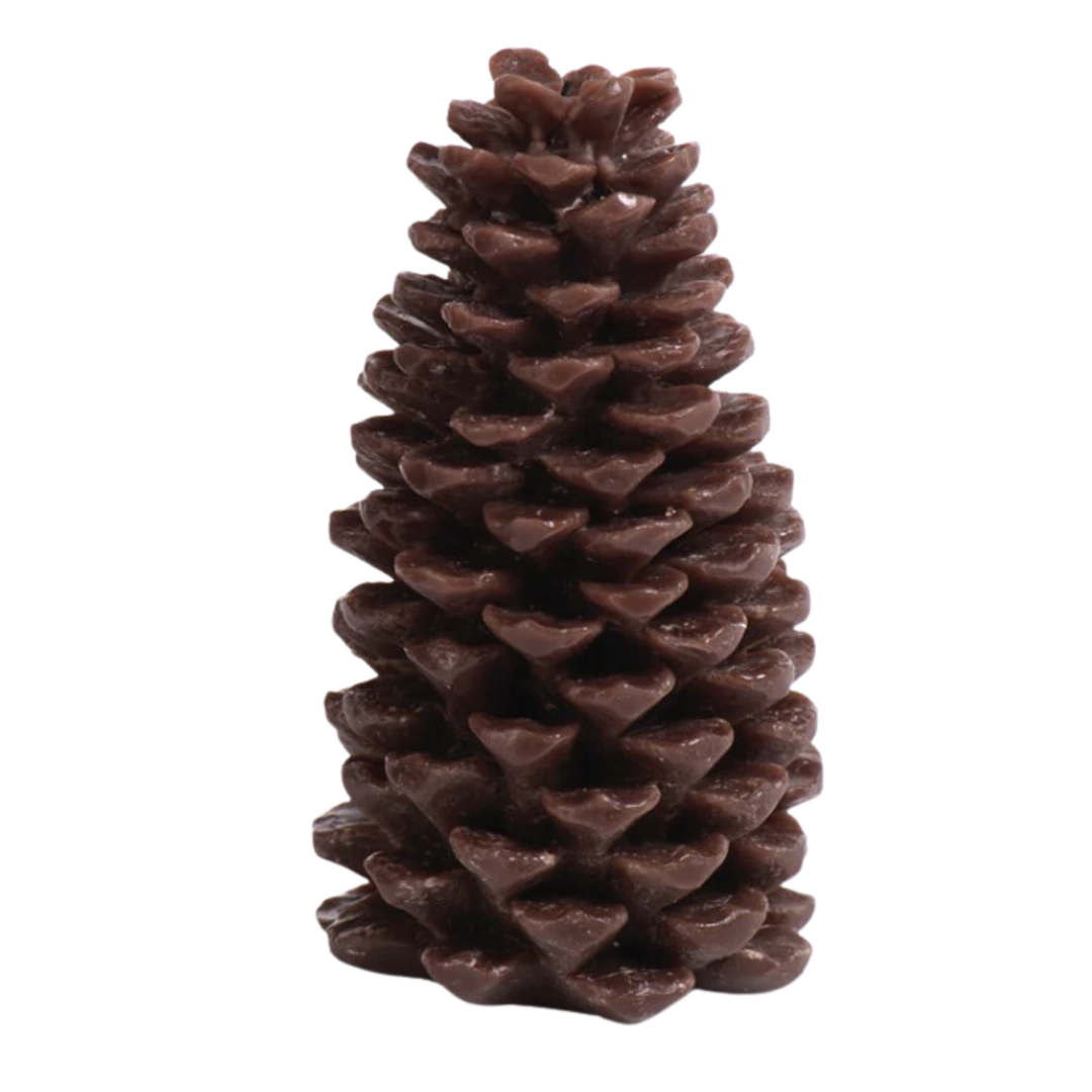 ZODAX Brown Pinecone Candle