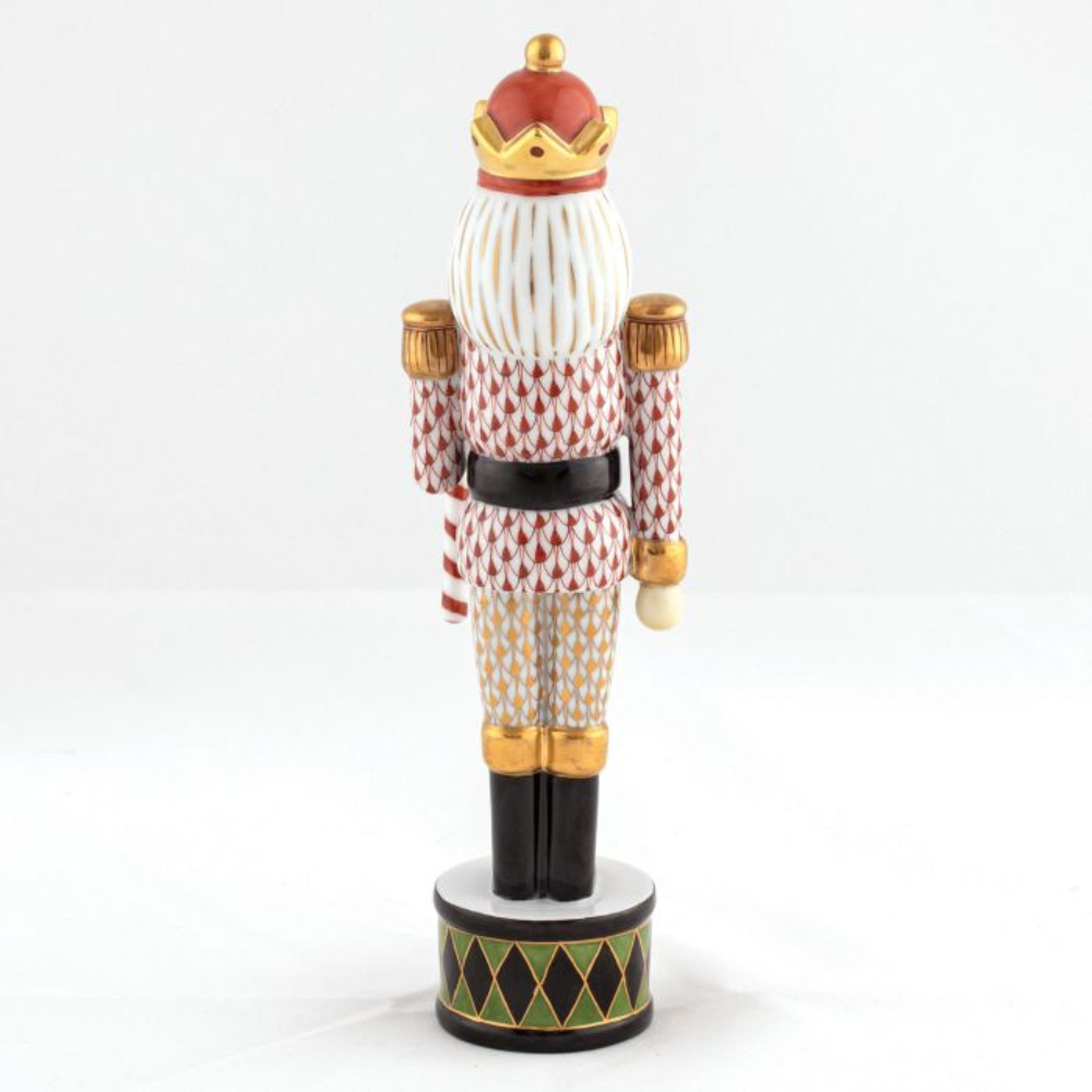 HEREND Nutcracker Multi Color With Candy Cane