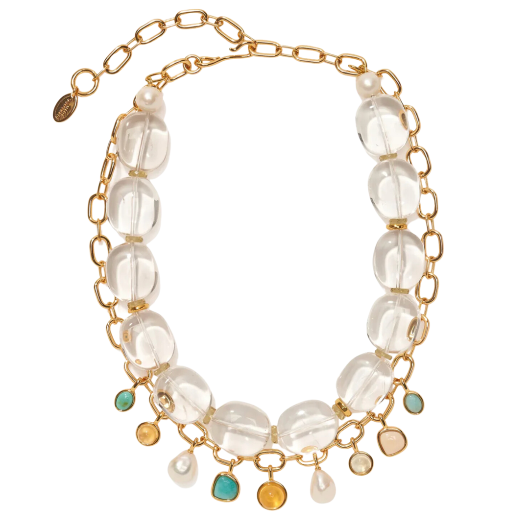 LIZZIE FORTUNATO Arabesque Chain Necklace