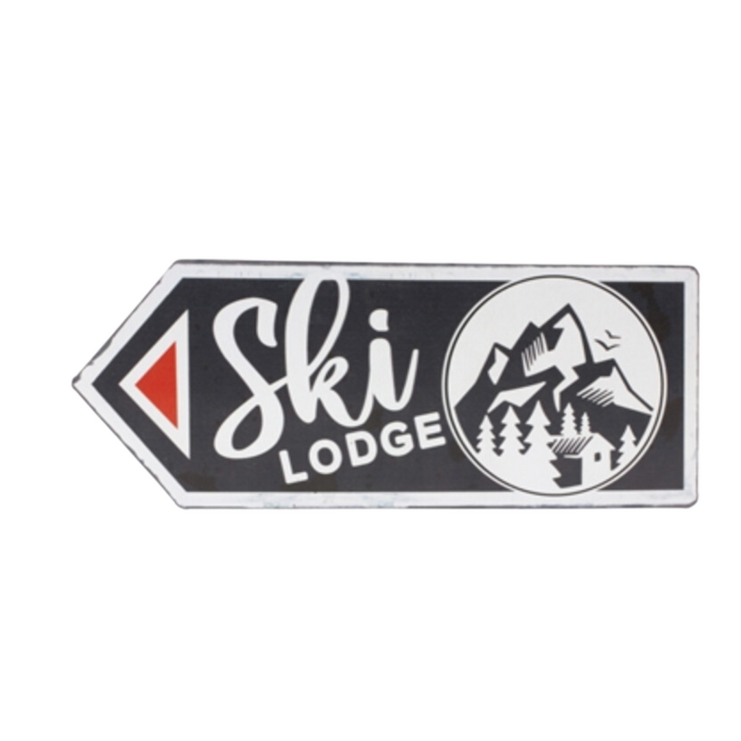 MELROSE Ski Lodge Tin