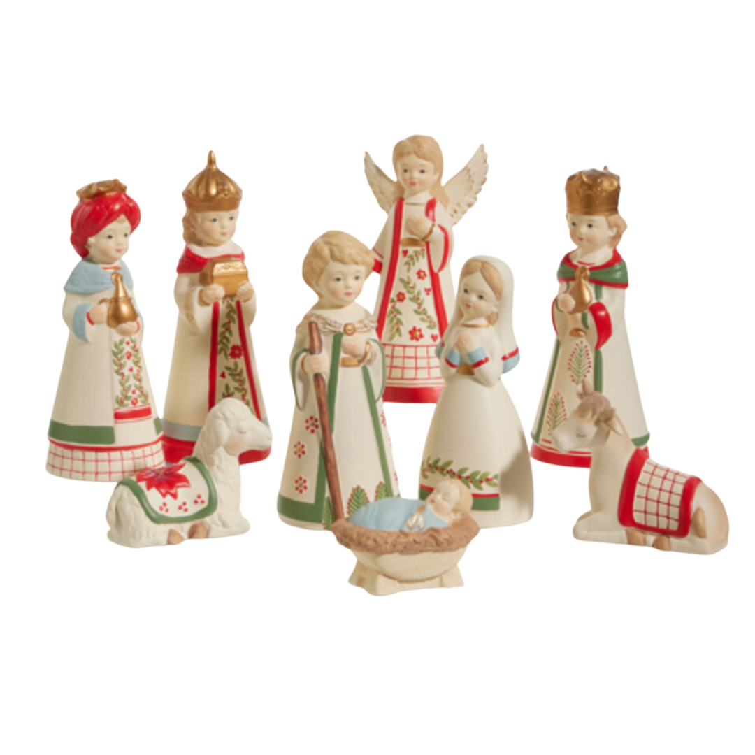 RAZ IMPORTS Holly Leaf Nativity