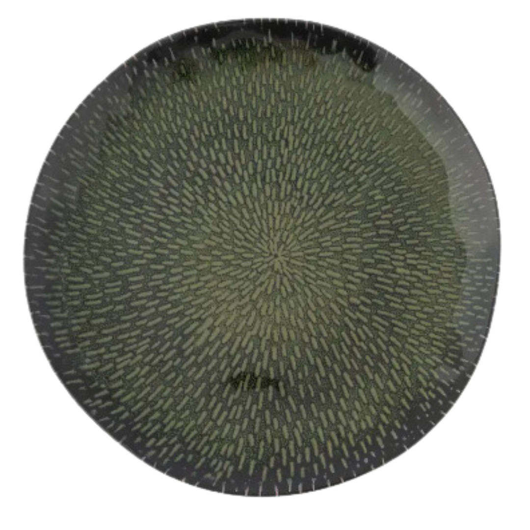 KARMA Evergreen Melamine Dinner Plates