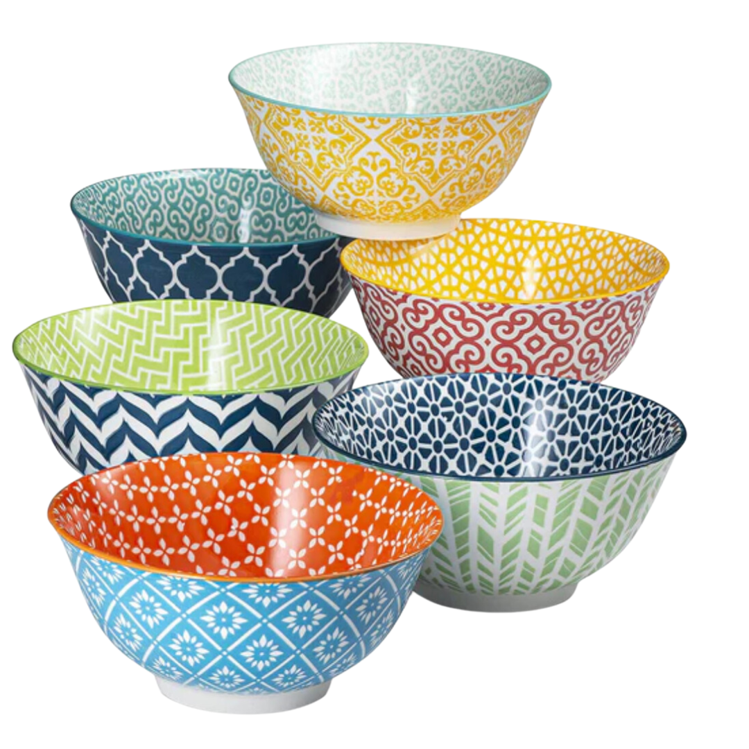 KOOK Individually Sold Geometric Cereal Bowl