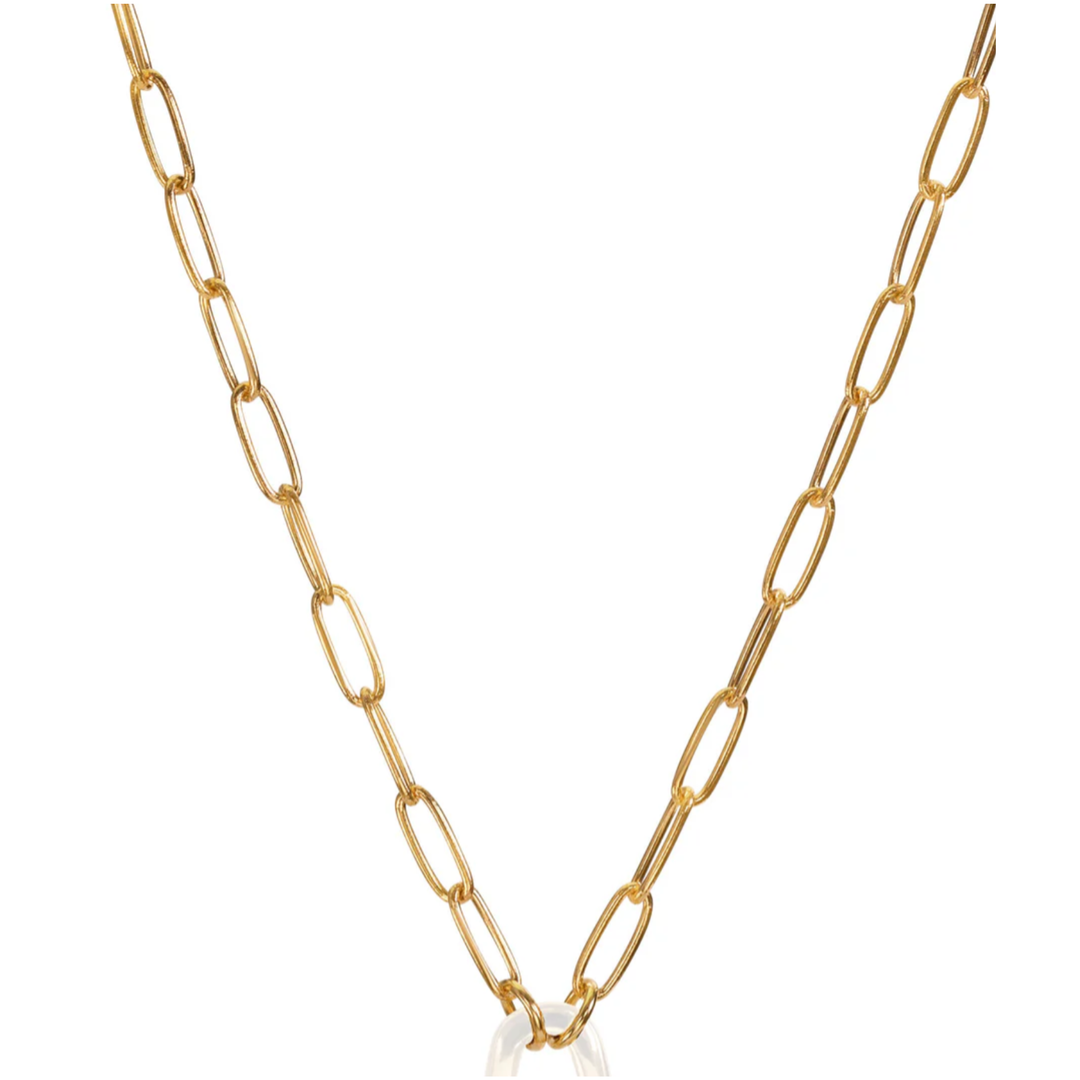 2.9MM Solid 18" 14" Yellow gold Link Hinge Only Chain