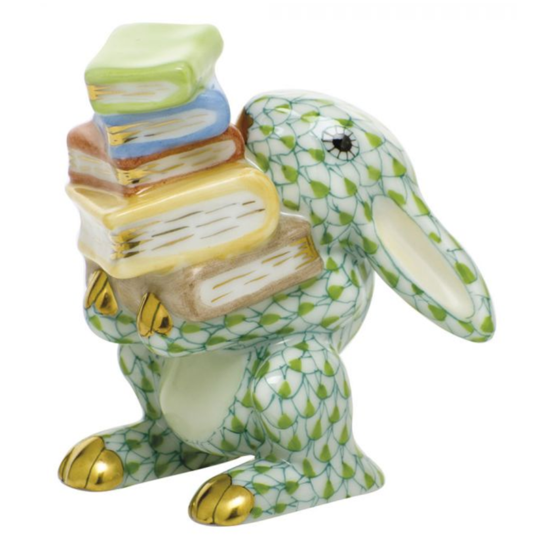 HEREND Scholarly Bunny KEYLIME