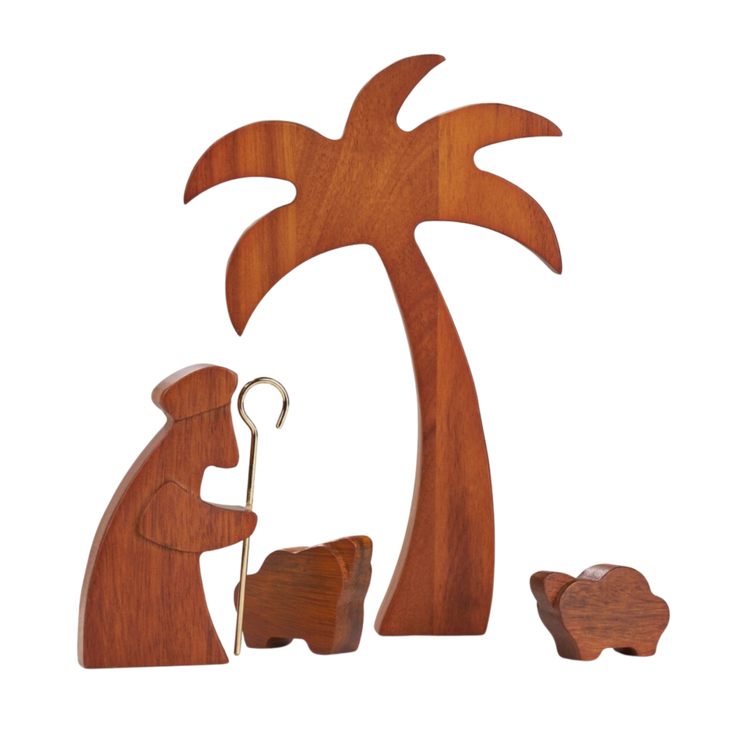 NAMBE Miniature Nativity Shepard And Lamb