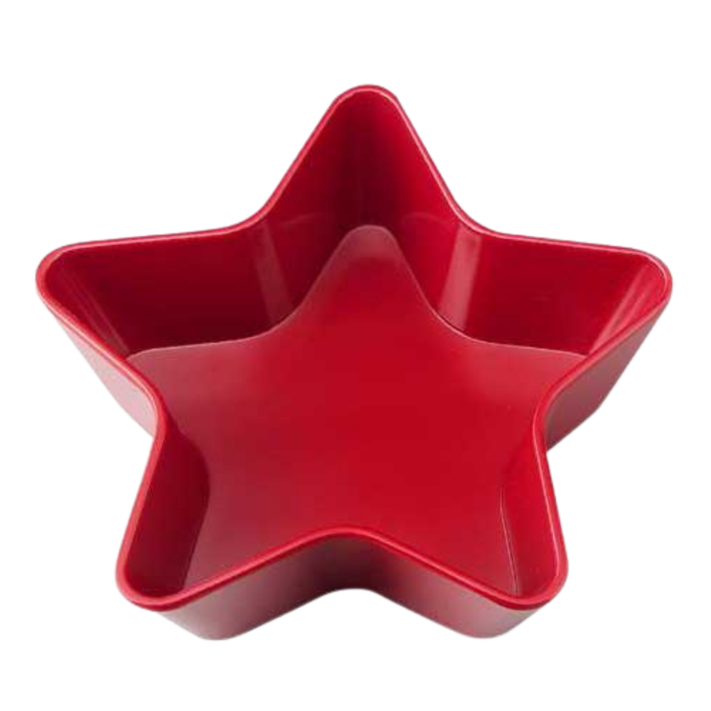 SUPREME HOUSEWARES Patriotic Star Melamine Red Bowl