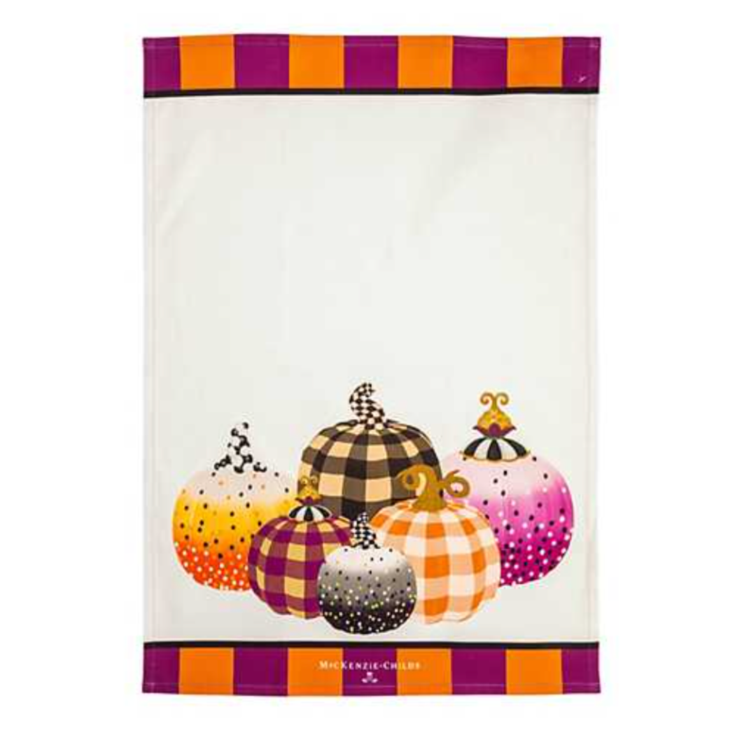 MACKENZIE CHILDS Pumpkin Dish Towel