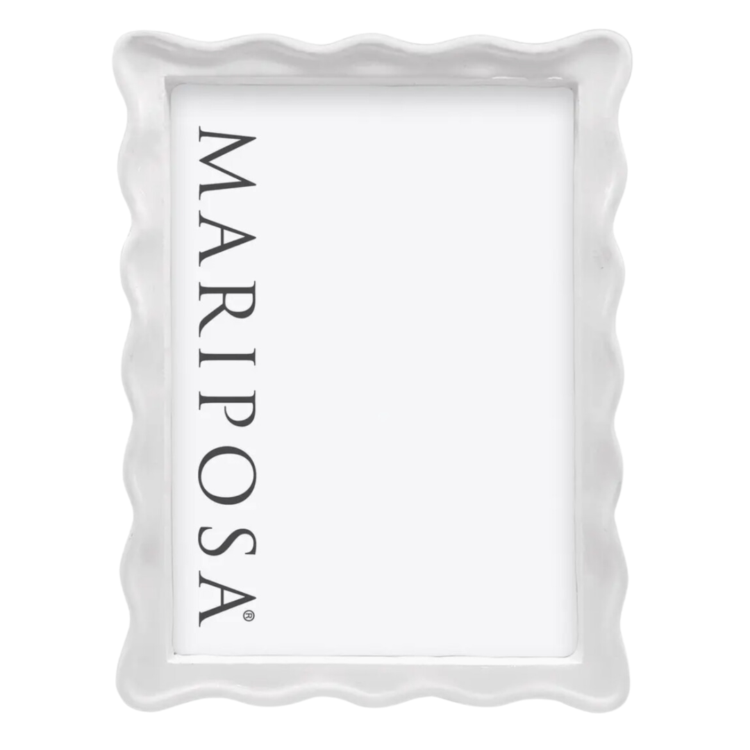 MARIPOSA Wavy White Frame