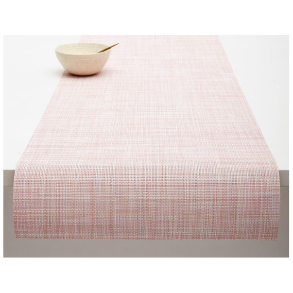 CHILEWICH MINIBASKET TABLE RUNNER BLUSH 14X72