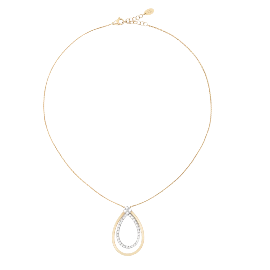 MARCO BICEGO Masai 18K Yellow And White Gold Pendant Necklace With Diamonds Default Title