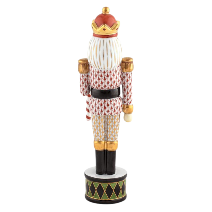 HEREND Nutcracker Multi Color With Candy Cane