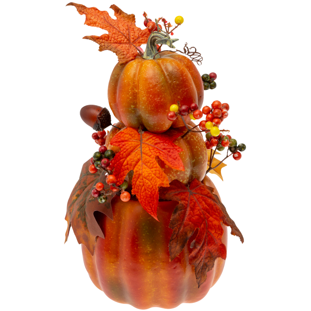 BOSTON INTERNATIONAL Stacked Pumpkin Bouquet