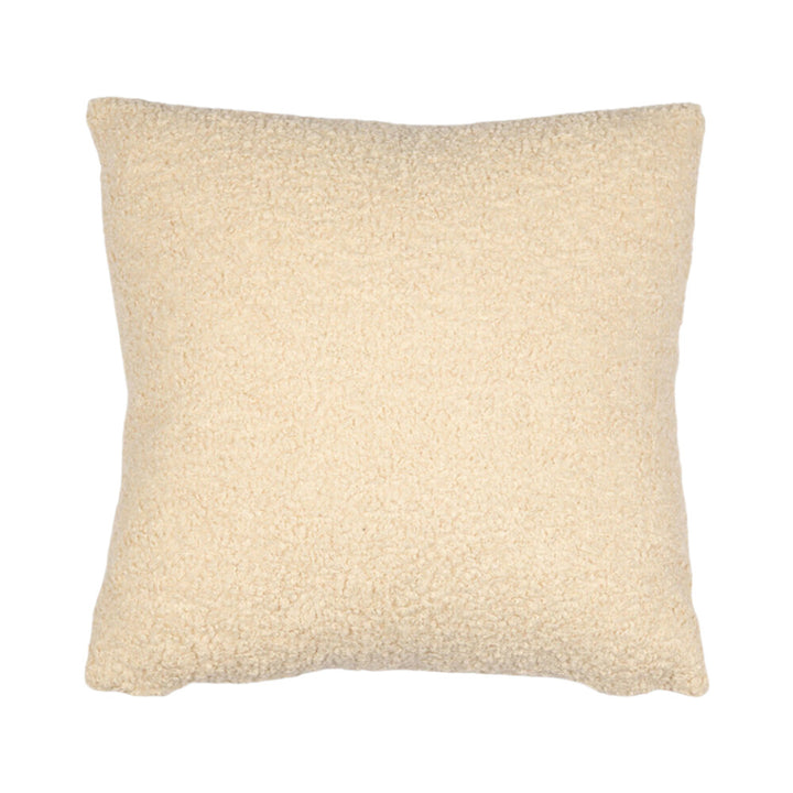 MOSS HOME TEDDY IVORY PILLOW 22X22 Default Title