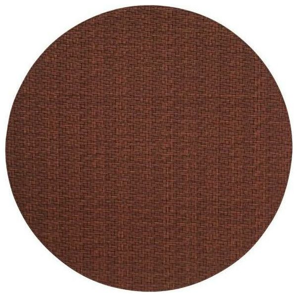 Chocolate Wicker Round Placemat