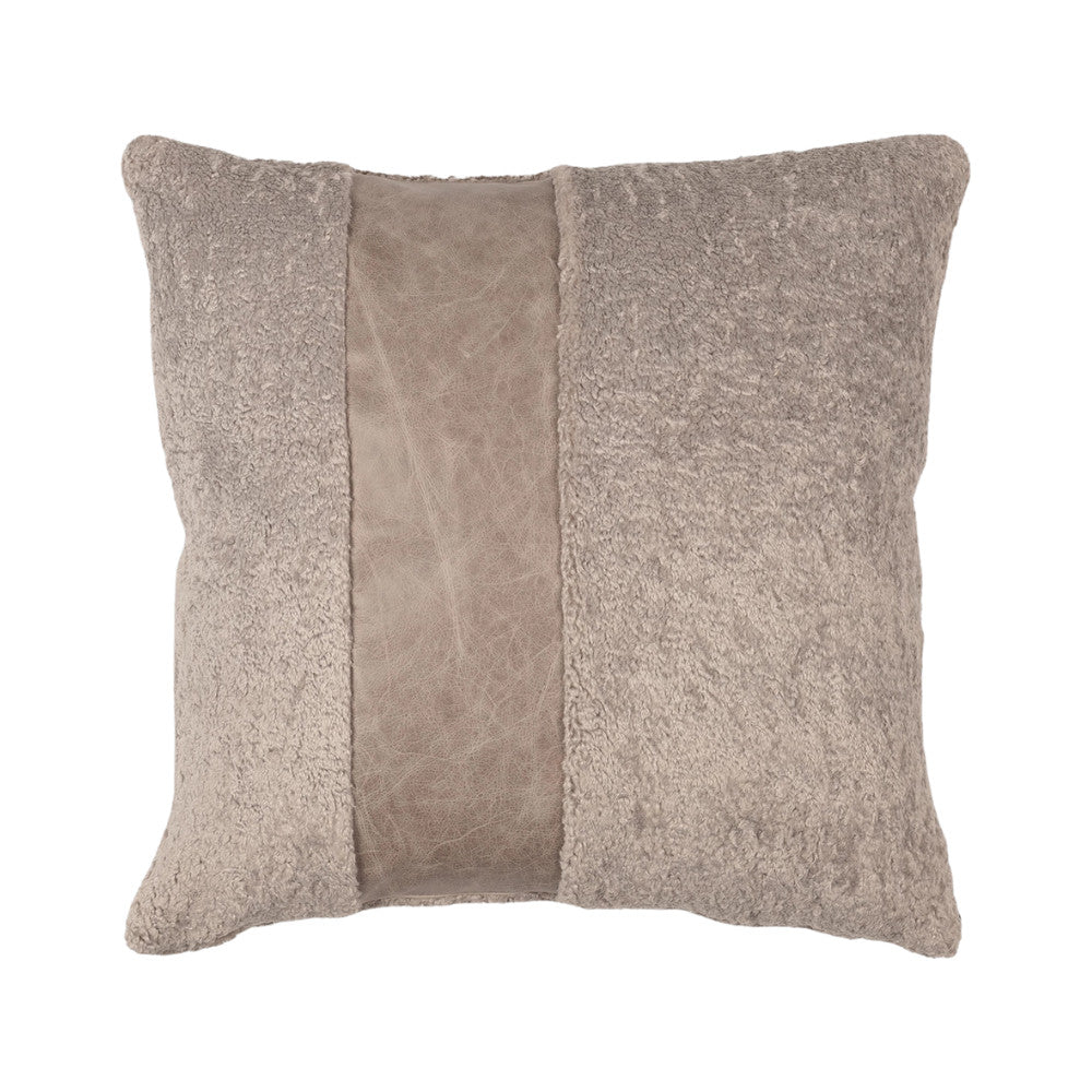 MOSS HOME AVA OATMEAL PILLOW 22X22 Default Title