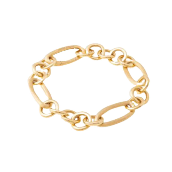 MARCO BICEGO 18K YELLOW GOLD LINK BRACELET Default Title