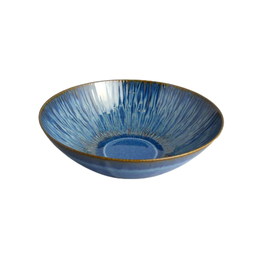 CARMEL CERAMICA STILLWATER AZUL SERVING BOWL Default Title