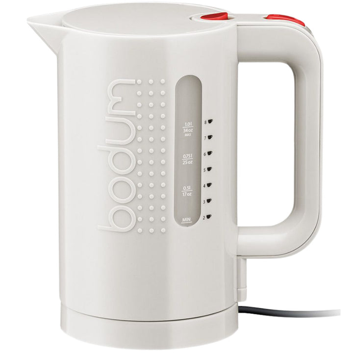 BODUM BISTRO 34 OZ OFF WHITE ELECTRIC WATER KETTLE Default Title