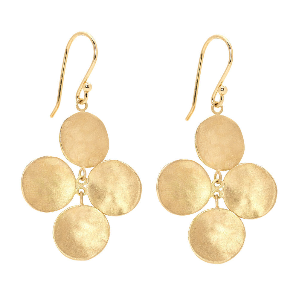 ANNE SPORTUN 18K YELLOW GOLD CONCAVE DISC EARRINGS Default Title