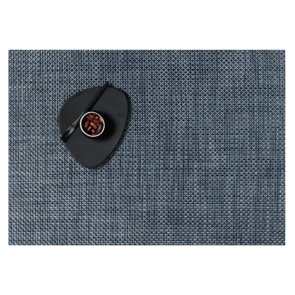 CHILEWICH BASKETWEAVE PLACEMAT DENIM 14X19 Default Title