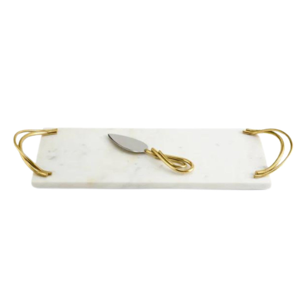 MICHAEL ARAM Small Calla Lily Cheeseboard With Spreader Default Title