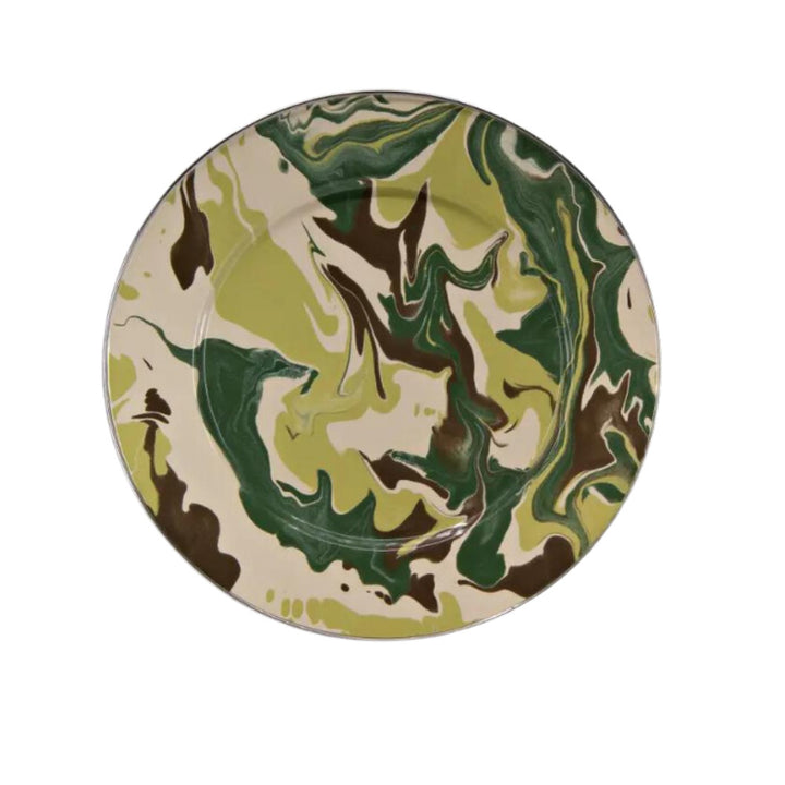 GOLDEN RABBIT Camouflage Dinner Plate Default Title